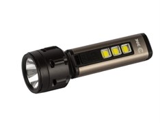 Фонарь ручной ЭРА UA-601 Прометей, аккумуляторный, 1 LED светодиод+3COB светодиода, 2 режима, алюминиевый 85801