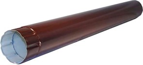 Труба п/э коричневый д. 95 мм, длина-1.25м 8017