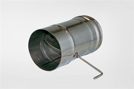 Задвижка ( шибер нержавеющая сталь 0.5мм) диаметр 110 поворотная
