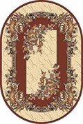 Ковёр коллекции LAGUNA/ROZA/ 3.0*5.0м OVAL-BEIGE