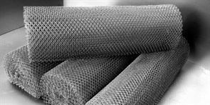 Сетка-рабица плетеная 50x50x1.6мм, 1.7х10м, оцинкованная