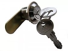 Почтовый замок ЕVRO 16  металл малый ключ толст гайка