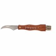 Нож грибника «PALISAD» деревянная ручка малый