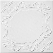 Плитка потолочная экструзионная Солид С2066, 50x50см, белая, упаковка 8шт. (2м2) Плитка потолочная экструзионная Солид С2066, 50x50см, белая, упаковка 8шт. (2м2)