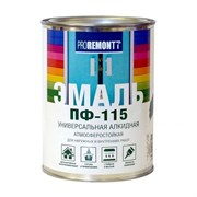 Эмаль ПФ-115 PROREMONTT, универсальная, алкидная, глянцевая, красный, 0.5кг Эмаль ПФ-115 PROREMONTT, универсальная, алкидная, глянцевая, красный, 0.5кг