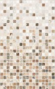 Плитка настенная керамическая облицовочная Нео Мозаика 122862, 25x40мм, глянцевая, средне-коричневая