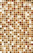 Плитка настенная керамическая облицовочная Мармара Мозаика 123861, 25x40мм, глянцевая, объемная, коричневая