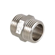 Фитинг резьбовой  - ниппель Valtec, 20мм (3/4 дюйма), наружный-наружный