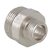 Фитинг резьбовой  - ниппель переходной Valtec, 25x20мм (1х3/4 дюйм), наружная-наружная