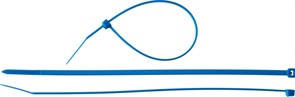 Хомут/стяжка ЗУБР универсальный, тип 7, 3.6x200мм, нейлоновый, синий, упаковка 100шт