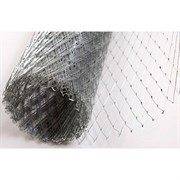Сетка штукатурная, цельно-просечно-вытяжная сварная ЦПВС, 60x2x0.7мм, 1.25x10м (12.5м2), оцинкованная