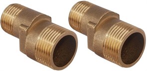 Эксцентрик Днепр Б3202, 3/4"x1/2", наружная резьба, латунь, комплект 2шт