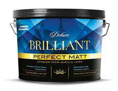 Краска акриловая интерьерная PARADE DELUXE Brilliant perfect matt, База А, 2.7л, глубоматовая, белая Краска акриловая интерьерная PARADE DELUXE Brilliant perfect matt, База А, 2.7л, глубоматовая, белая