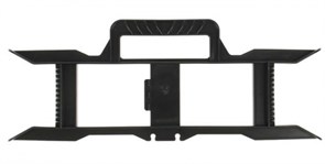 Рамка T-plast для намотки провода удлинителя 70.56.01.01.01, большая 70x400мм, пластиковая, черная