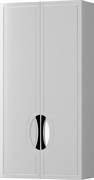 Шкаф навесной для ванной комнаты Лотос-50, 500x800x166мм, 2двери, белый