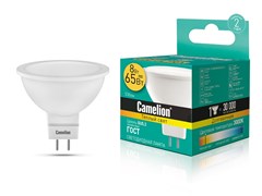Лампа светодиодная Camelion LED8-S108/830/GU5.3, JCDR, 8Вт,  170-265В, GU5.3