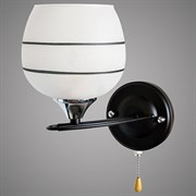 Светильник настенный/бра XA1035B/1W, 1х60W,E27, высота 160мм, HN19, BK+CR черный/хром