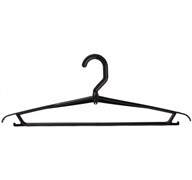 Вешалка-плечики для одежды М2207, вращающаяся, размер 46-48, пластик, черная