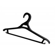 Вешалка-плечики для верхней одежды С337, размер 52-54, пластик, черная