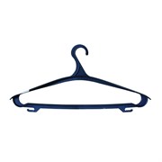 Вешалка-плечики для верхней одежды Пластик Репаблик  BQ1882, размер 48-50, пластик, темно-синяя