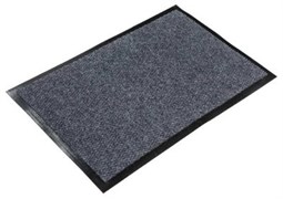 Коврик придверный Floor mat (Траффик), 90x150см, влаговпитывающий, серый