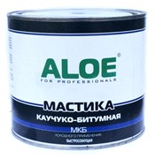 Мастика ALOE каучуко-битумная МКБ, холодного применения, быстросохнущая, 1.8кг Мастика ALOE каучуко-битумная МКБ, холодного применения, быстросохнущая, 1.8кг