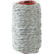 Шнур (фал) плетёный капроновый СИБИН 16-прядный, 10ммx100м, с капроновым сердечником, 1300кг