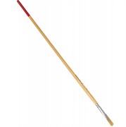 Кисть круглая STAYER UNIVERSAL-STANDART 0124-06, тонкая, №6x8мм, натуральная щетина, деревянная ручка