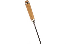Стамеска-долото Зубр Эксперт 18096-06, 6мм, с деревянной ручкой