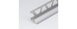 Профиль угловой внутренний (раскладка) для керамической плитки, 7ммx2.5м, ПВХ, белая