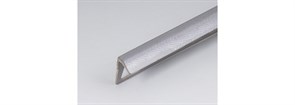 Профиль угловой наружный (раскладка) для керамической плитки, 7ммx2.5м, ПВХ, белая