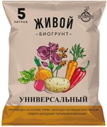 Грунт Живой биогрунт СЗТК, универсальный с биогумусом, 5л