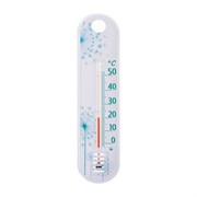 Термометр оконный Rexant Сувенир 70-0503, 190x45мм, шкала 0…+50 градус, основание пластмасса