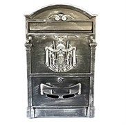 Ящик почтовый OLIMP МВ-01, 410х250мм, с замком, патина серебро
