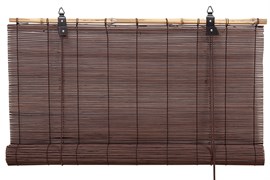 Штора рулонная бамбуковая Bamboo, 60x160см, 012 шоколад