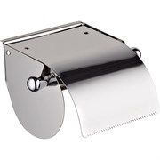 Держатель для туалетной бумаги Haiba HB501, с крышкой, настенный, металлический