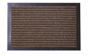Коврик придверный Floor mat (Полоска), 50x80см, влаговпитывающий, темно-коричневый