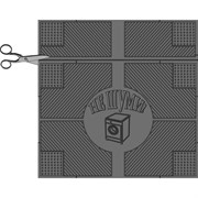 Коврик антивибрационный АМ Не шуми, 65х62см, черный, резиновый 1264