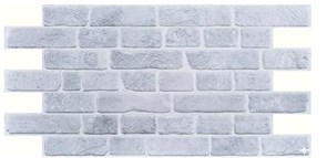 Панель-фартук ПВХ Мозаика Кирпич Ретро 153рс, 951x495x0.4мм, серый