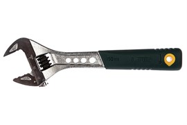 Ключ разводной Kraftool 27265-15, 6дюймов/150мм, Сr-V, двухкомпонентная рукоятка