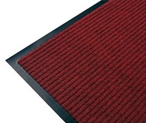 Коврик напольный Floor mat (Атлас), 40x60см, влаговпитывающий, красный