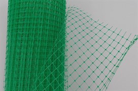 Сетка садовая Ф-13/2/25, ячейка 13x15мм, высота 2м, в рулоне 25м, пластиковая, зеленый/хаки, на метраж