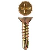 Саморез-сверло для оконного профиля 3.9x25мм, желтый 37701