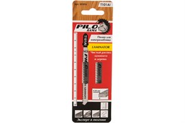 Пилка для лобзика Pilorama 551016 Bi-metal Т101AI по дереву и ламинату, с Т-образным хвостовиком, длина 100мм, 2шт в комплекте