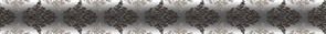Фриз (бордюр) Березакерамика Бристоль, черный, 8х54х500мм, сорт 1