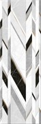 Декор настенный Березакерамика Верди, белый, 8х250х750мм, сорт 1