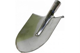 Лопата копальная остроконечная (штыковая) из нержавеющей стали, 1.5мм, без черенка