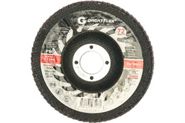 Круг лепестковый торцевой GREATFLEX 71-12580, 125х22.2мм, Р80, 72 лепестка 26212