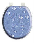 Сиденье для унитаза Капли 1106, мягкое 18387