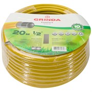 Шланг поливочный GRINDA COMFORT, армированный, 3-слойный, 1/2 дюйма, 30 атмосфер, 20м